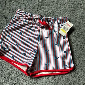 Vineyard Vines Red and Blue Whale Performance Shorts